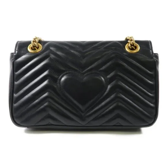 Gucci GG Marmont Black Shoulder Bag - Picture 3 of 6